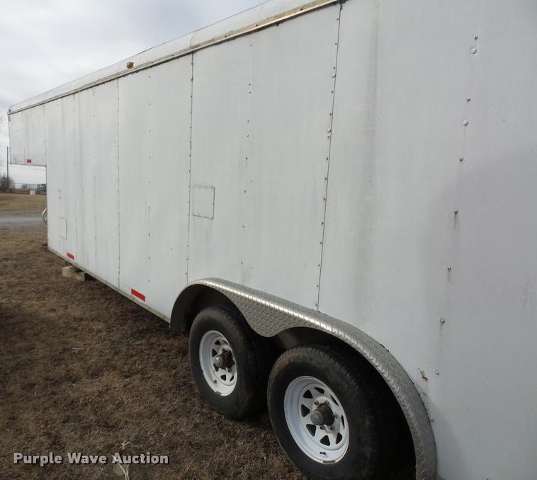 image for item BI9146 1995 Timberwolf enclosed cargo trailer