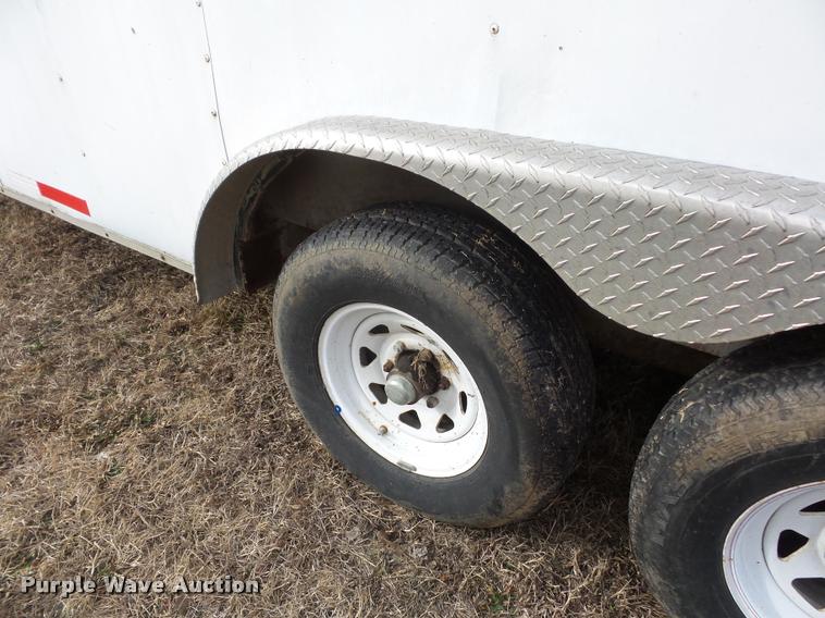 image for item BI9146 1995 Timberwolf enclosed cargo trailer