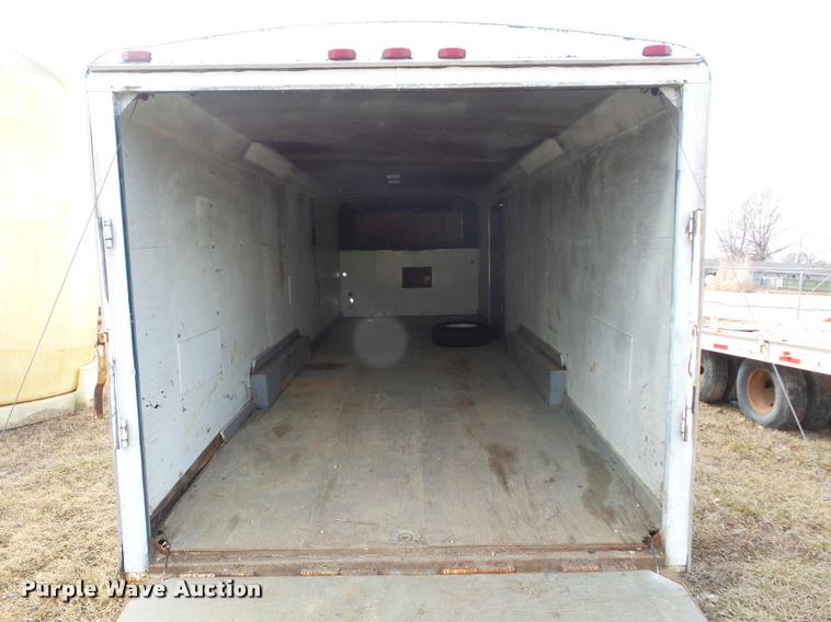 image for item BI9146 1995 Timberwolf enclosed cargo trailer