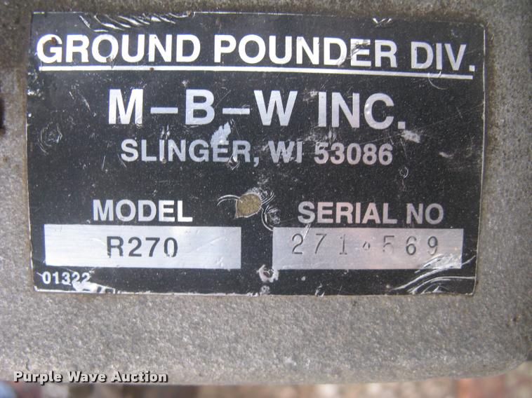 image for item BL9088 (2) MBW compactors