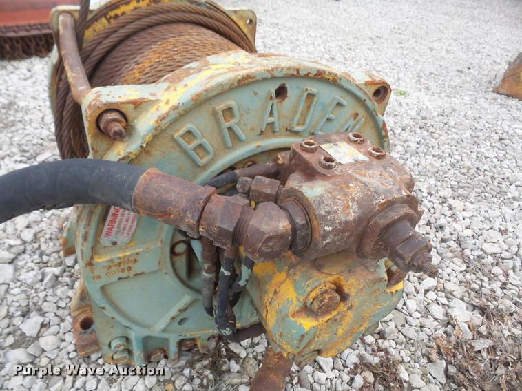 Braden hydraulic cable winch in Effingham, KS Item BN9605 for sale