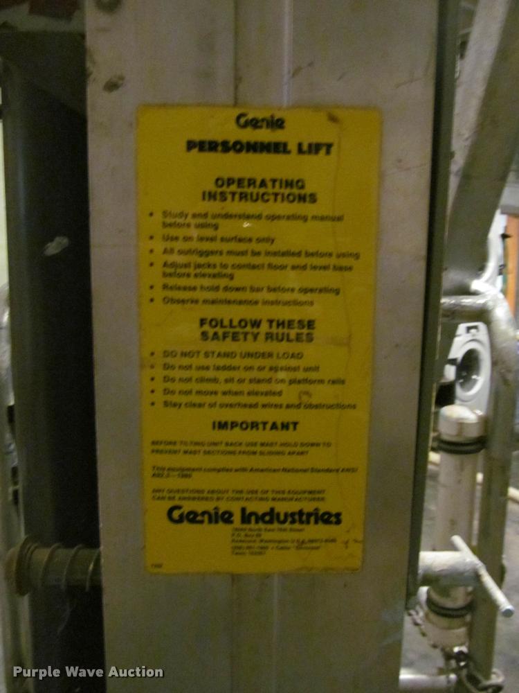 image for item BT9138 Genie PLC-24 man lift