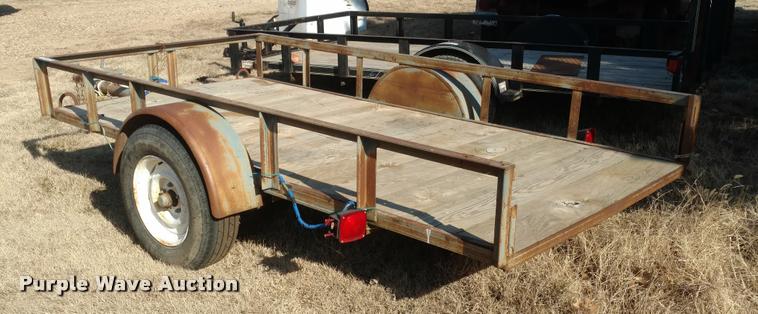 image for item BU9925 Tilt deck utility trailer