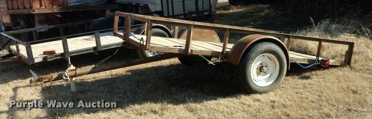 image for item BU9925 Tilt deck utility trailer