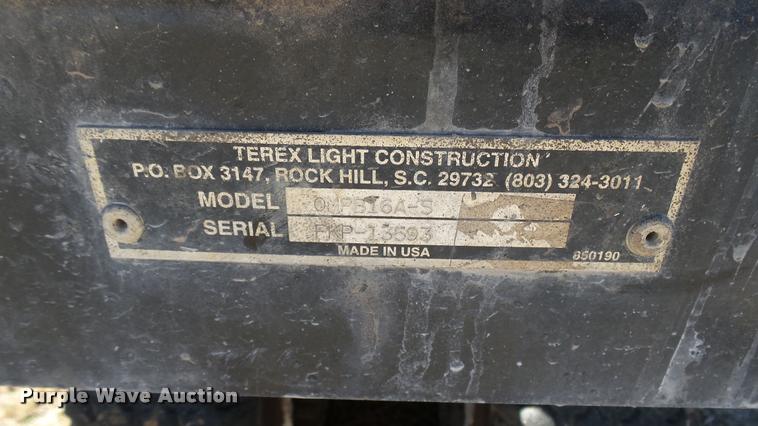 image for item CB9537 Terex Morrison OMPB16A-S concrete buggy