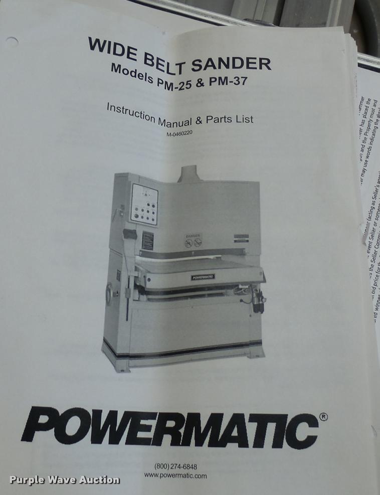 image for item CB9560 Powermatic wide belt sander