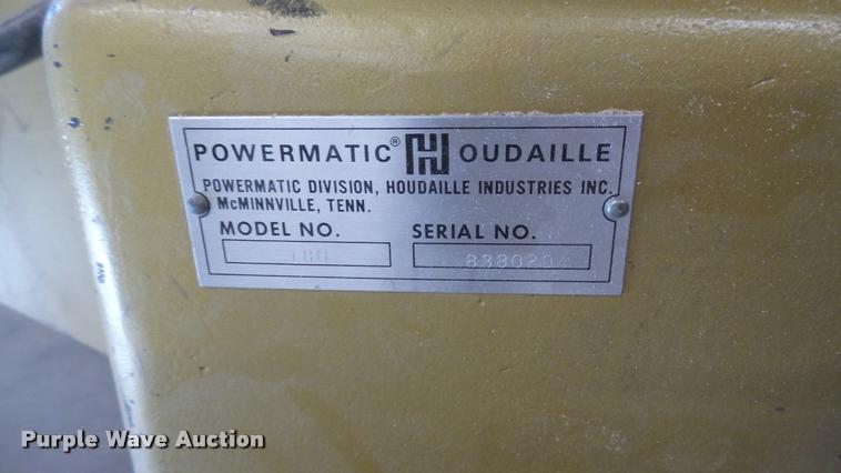 image for item CB9561 Powermatic 180 planer