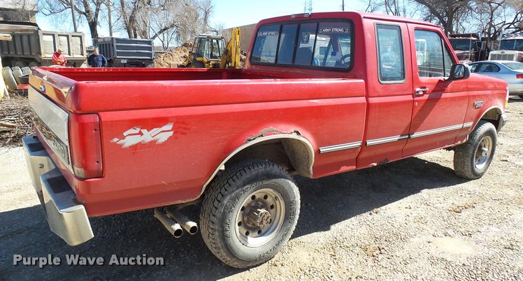 image for item CB9564 1996 Ford F250 SuperCab pickup truck