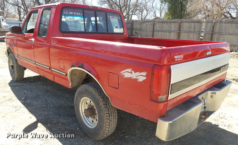 image for item CB9564 1996 Ford F250 SuperCab pickup truck