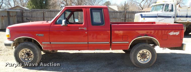 image for item CB9564 1996 Ford F250 SuperCab pickup truck