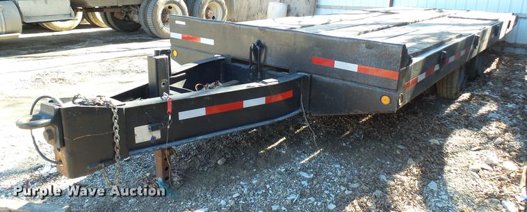image for item CB9565 1985 Eager Beaver Trailers tilt deck equipment trailer