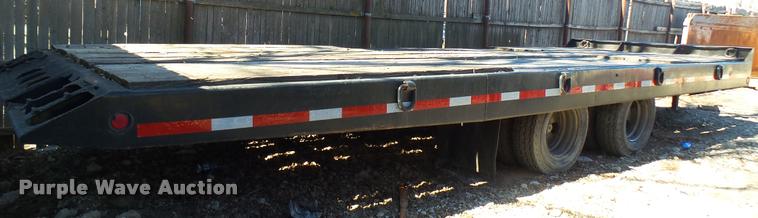 image for item CB9565 1985 Eager Beaver Trailers tilt deck equipment trailer