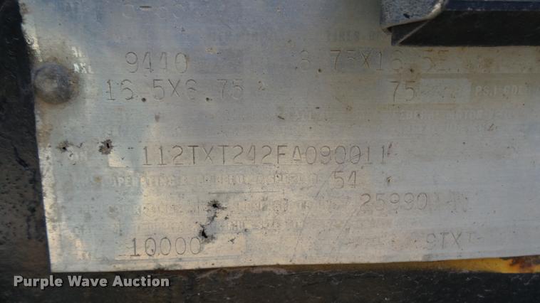 image for item CB9565 1985 Eager Beaver Trailers tilt deck equipment trailer