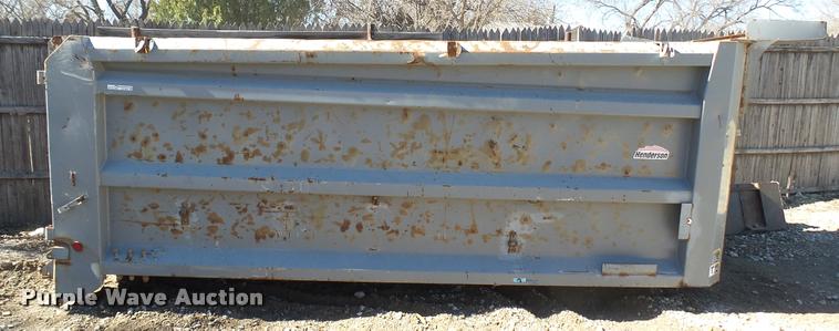 image for item CB9566 Henderson steel dump bed