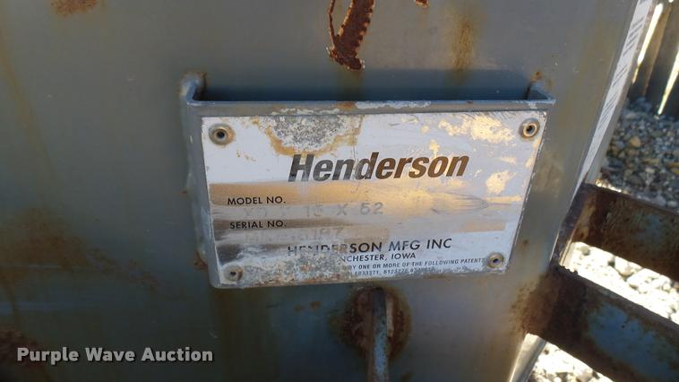 image for item CB9566 Henderson steel dump bed