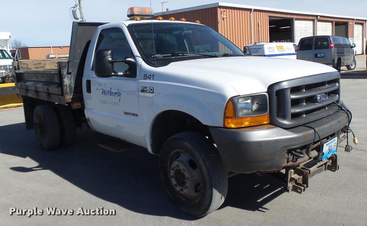 image for item DA3330 2000 Ford F450 Super Duty flatbed truck