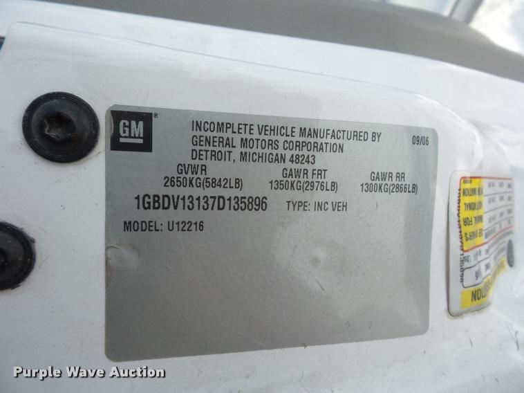 image for item DA5793 2007 Chevrolet Uplander Cargo van