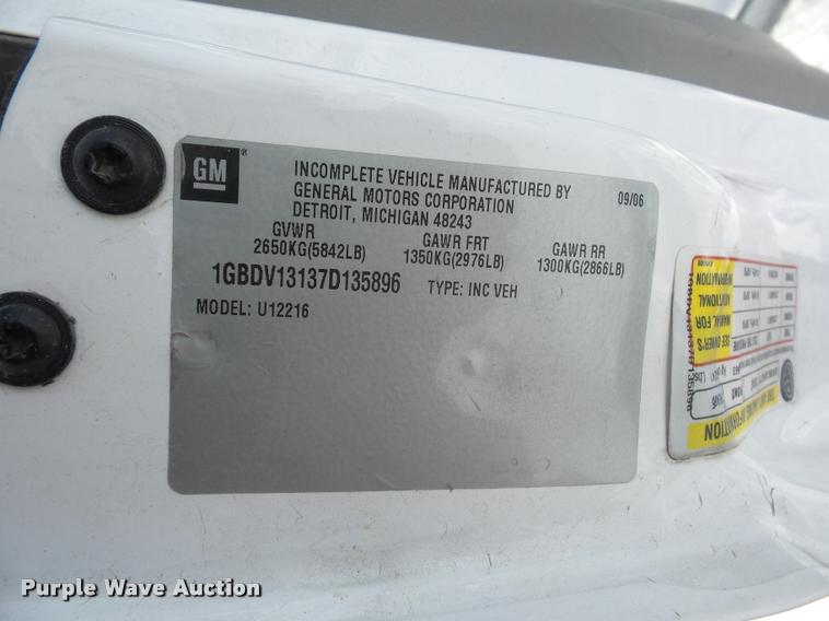 image for item DA5793 2007 Chevrolet Uplander Cargo van