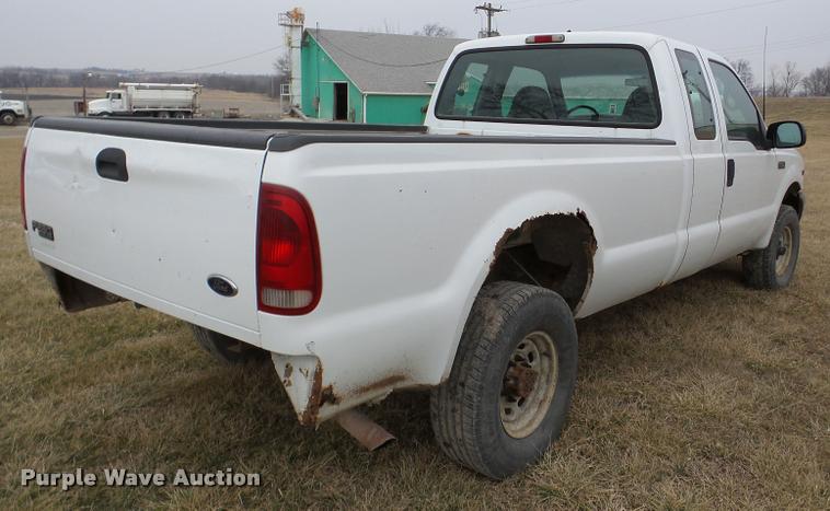 image for item DA7280 1999 Ford F250 Super Duty SuperCab pickup truck