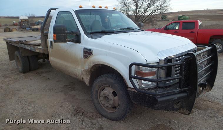 image for item DA7666 2008 Ford F350 Super Duty bale bed pickup truck