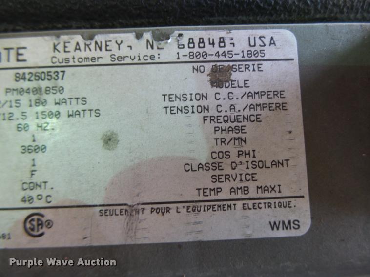 image for item DA9391 Coleman 1850 generator