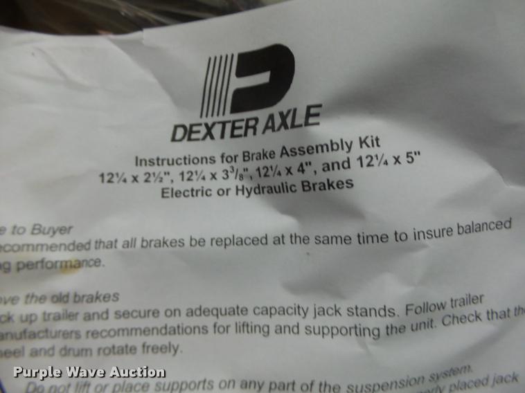 image for item DA9397 (5) Dexter axle brake assembly