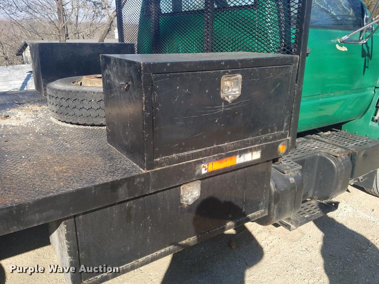 image for item DB1510 1990 GMC TopKick flatbed truck