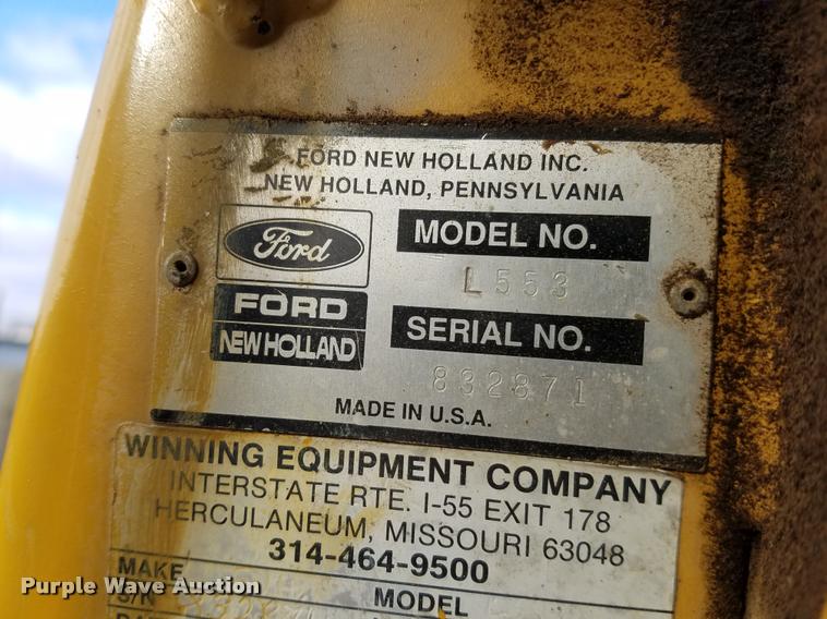 image for item DB1511 New Holland L553 skid steer