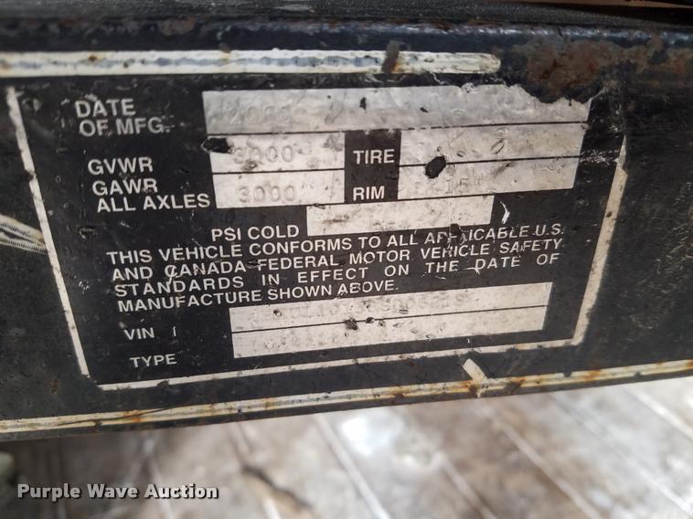 image for item DB1514 2008 Jerr tilt deck trailer