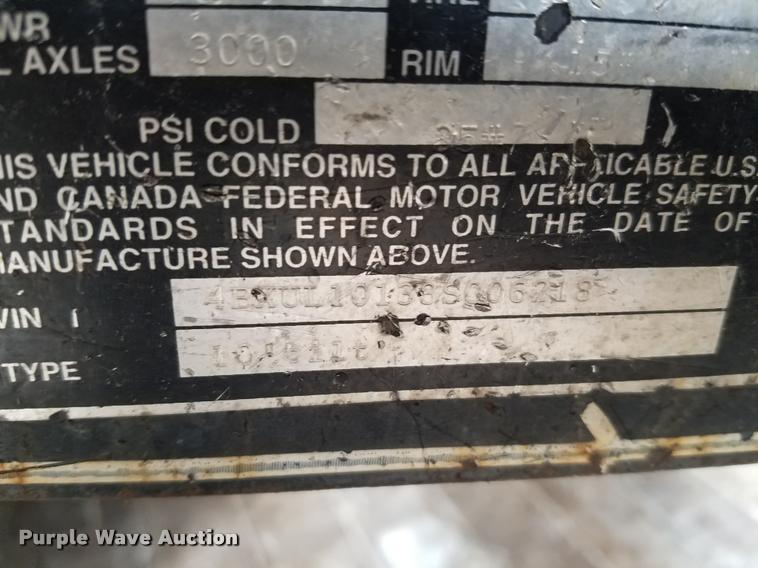 image for item DB1514 2008 Jerr tilt deck trailer