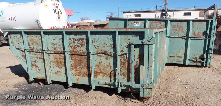 image for item DB1917 (4) steel trash containers
