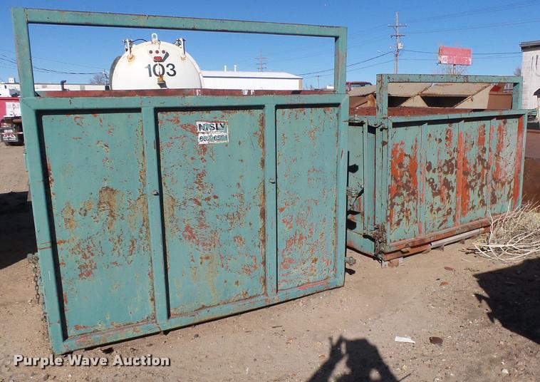 image for item DB1917 (4) steel trash containers