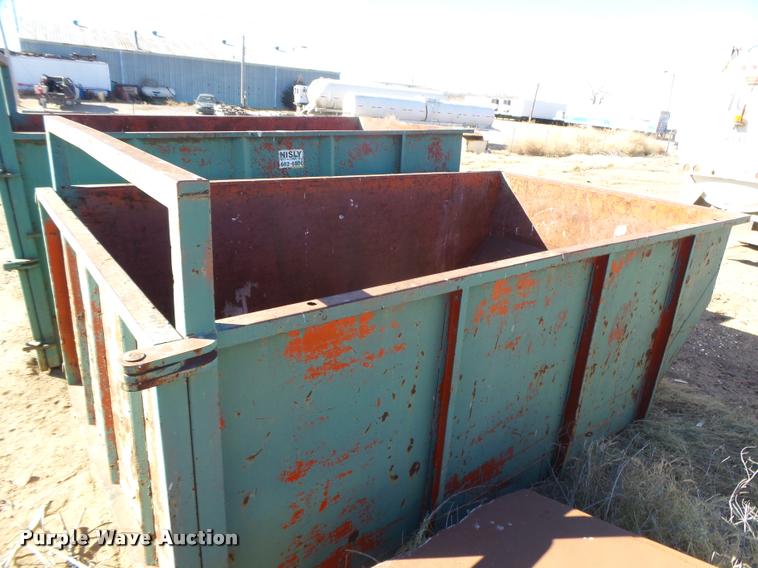 image for item DB1917 (4) steel trash containers
