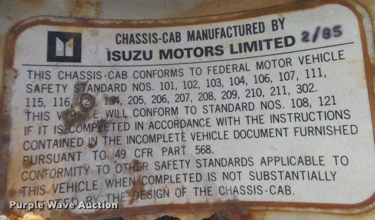 image for item DB1918 1985 GMC W7R042 refuse truck