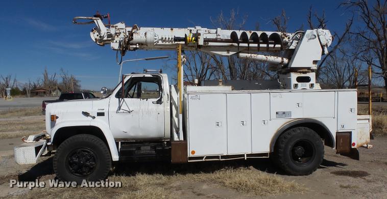 image for item DB1934 1989 Chevrolet Kodiak digger derrick truck