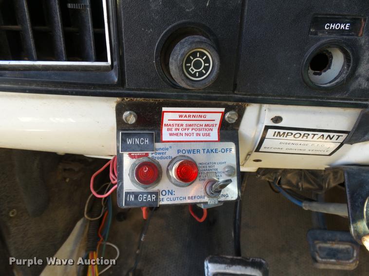 image for item DB1934 1989 Chevrolet Kodiak digger derrick truck