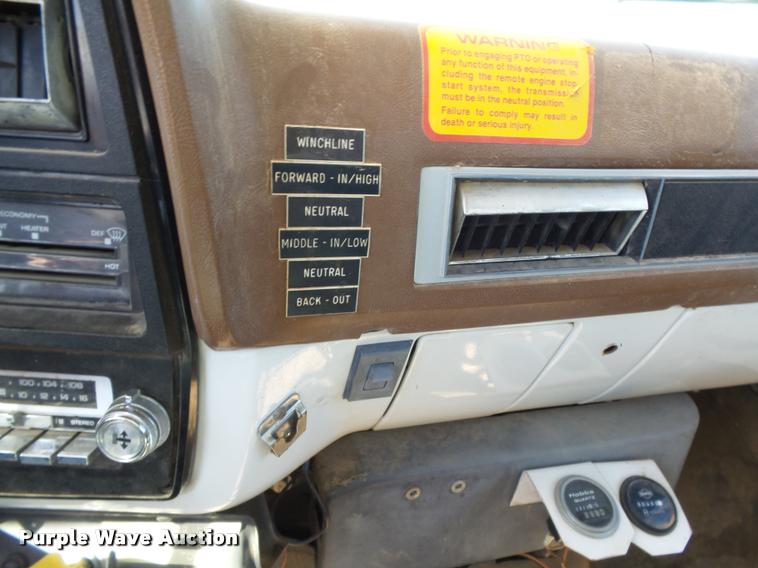 image for item DB1934 1989 Chevrolet Kodiak digger derrick truck