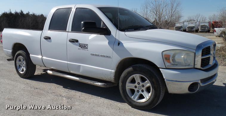 image for item DB2342 2007 Dodge Ram 1500 Quad Cab pickup truck