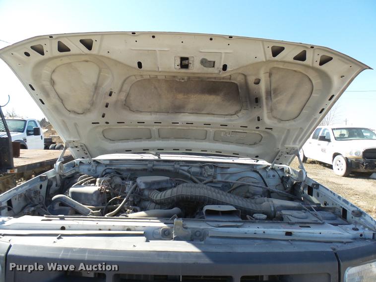 image for item DB2343 1997 Ford F350 XL flatbed pickup truck