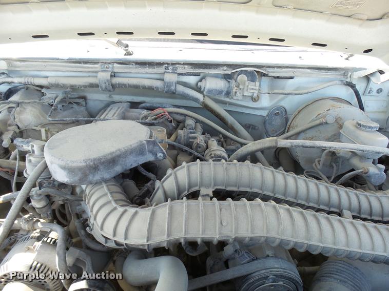 image for item DB2343 1997 Ford F350 XL flatbed pickup truck