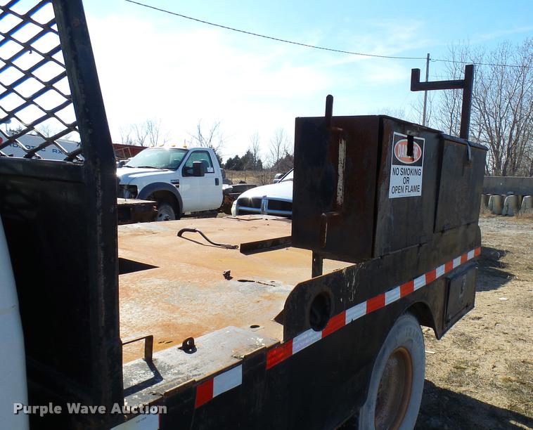 image for item DB2343 1997 Ford F350 XL flatbed pickup truck