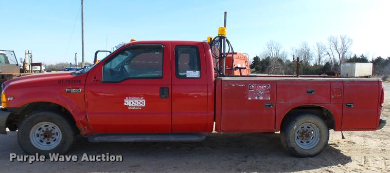 image for item DB2344 2000 Ford F350 Super Duty XL SuperCab utility truck