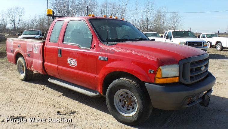 image for item DB2344 2000 Ford F350 Super Duty XL SuperCab utility truck