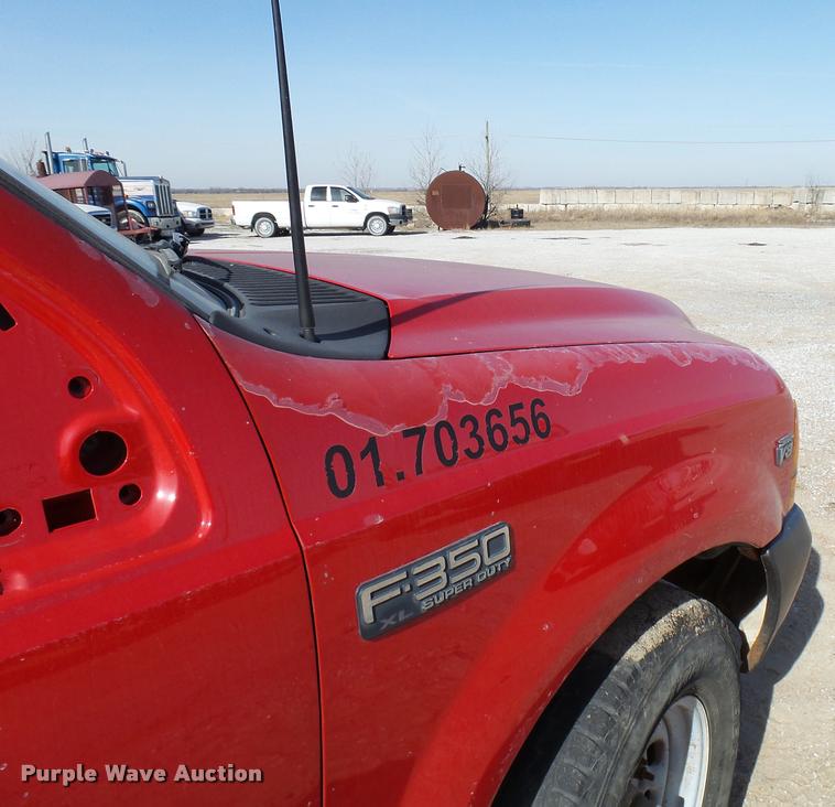 image for item DB2344 2000 Ford F350 Super Duty XL SuperCab utility truck