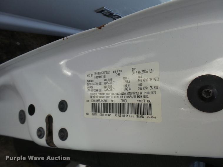 image for item DB2346 2005 Dodge Ram 1500 Quad Cab pickup truck