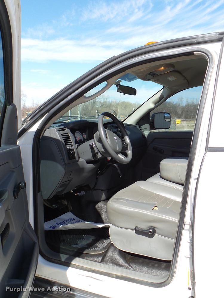 image for item DB2421 2008 Dodge Ram 5500 Quad Cab flatbed truck