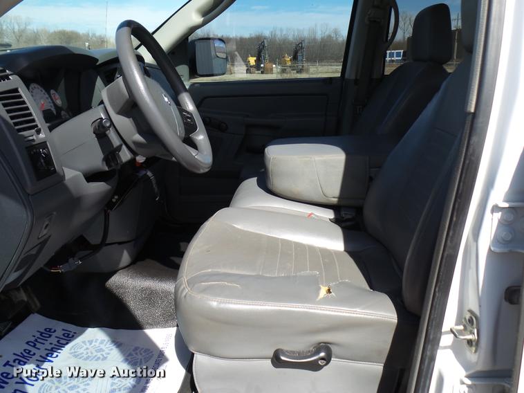 image for item DB2421 2008 Dodge Ram 5500 Quad Cab flatbed truck