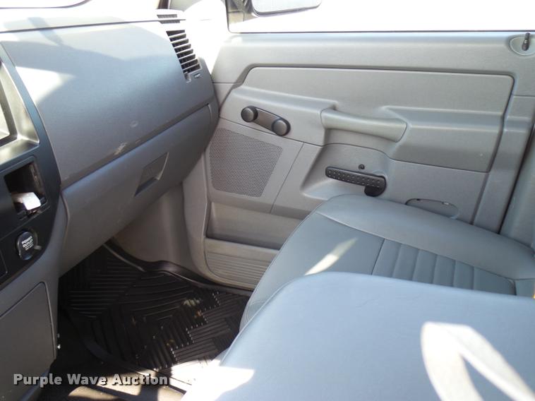 image for item DB2421 2008 Dodge Ram 5500 Quad Cab flatbed truck