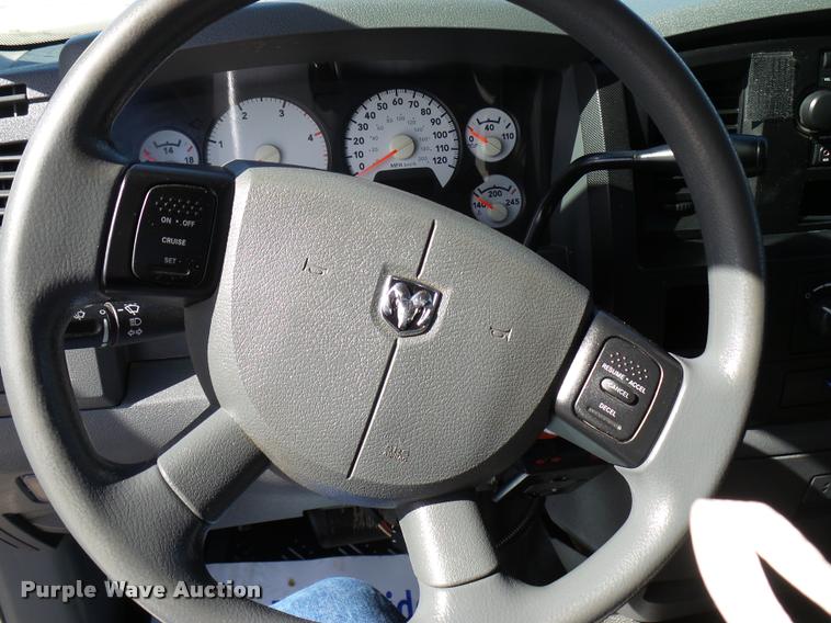 image for item DB2421 2008 Dodge Ram 5500 Quad Cab flatbed truck