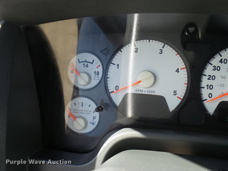 image for item DB2421 2008 Dodge Ram 5500 Quad Cab flatbed truck